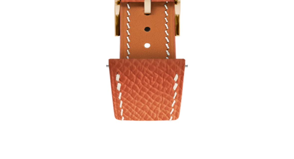 Orange Epsom Slim Strap - Image 9