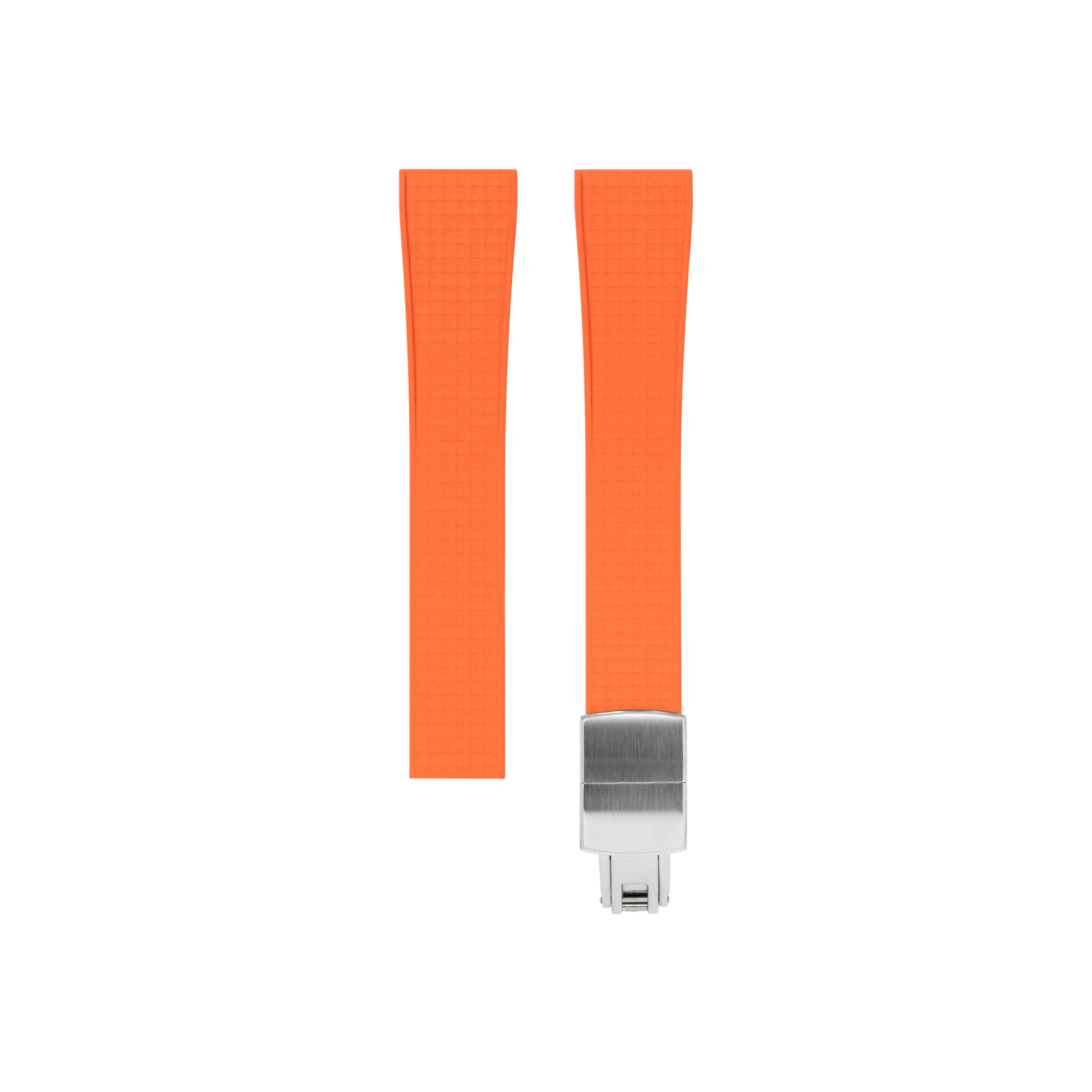 Orange Mosaic CTS Rubber Strap
