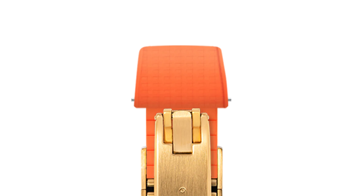Orange Mosaic CTS Rubber Strap - Image 10