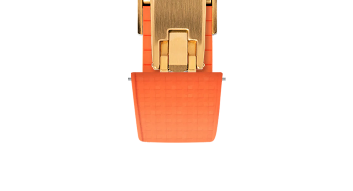 Orange Mosaic CTS Rubber Strap - Image 11