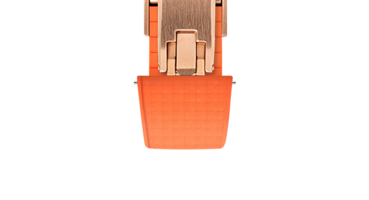 Orange Mosaic CTS Rubber Strap - Image 9