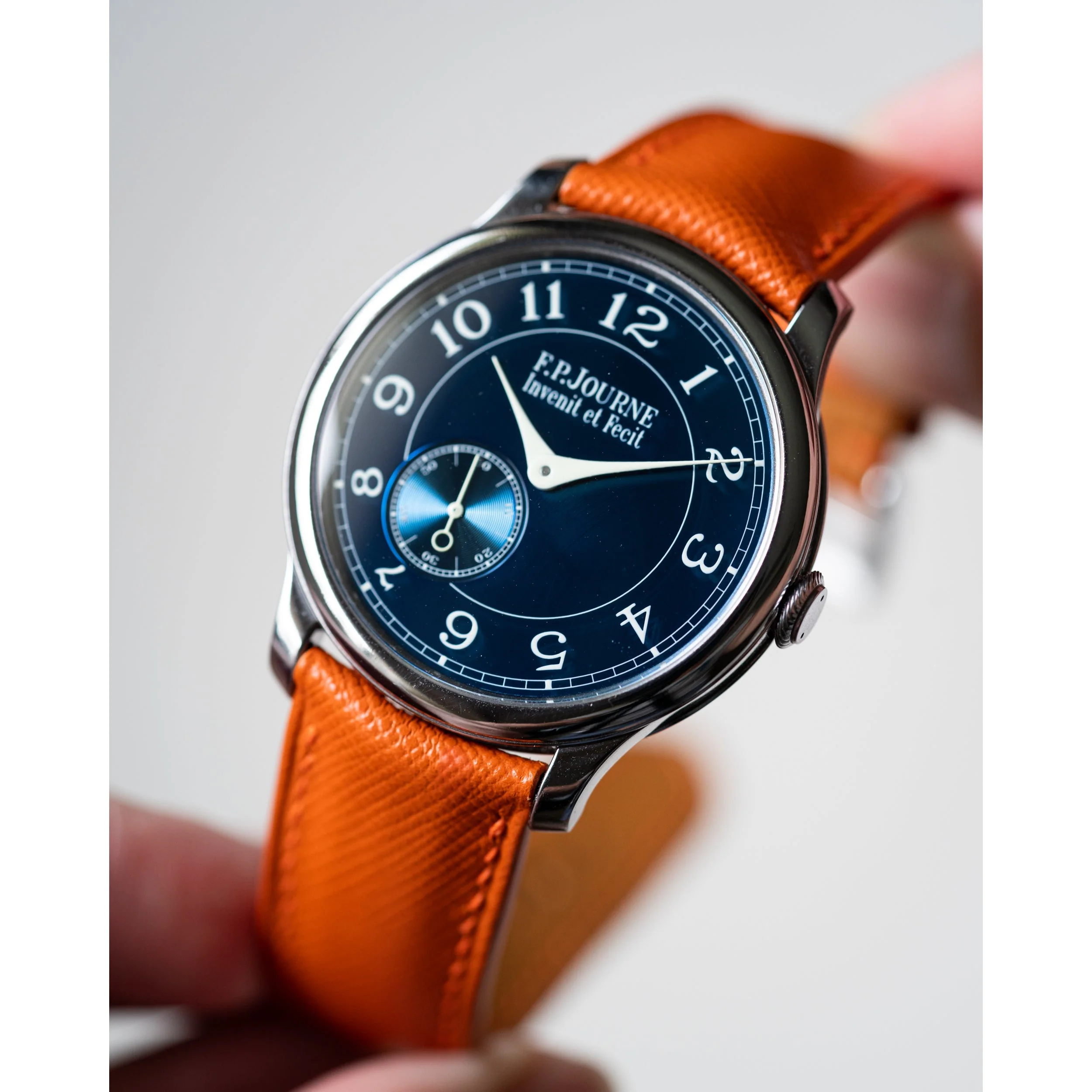 Orange Saffiano Signature (Curved) Strap - Image 2