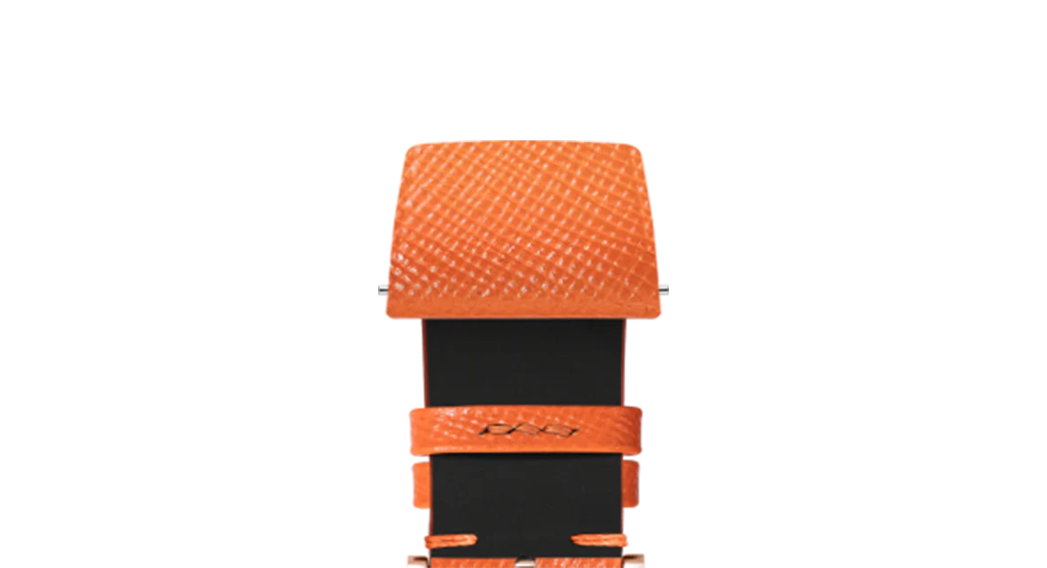 Orange Saffiano Stitchless Strap - Image 7
