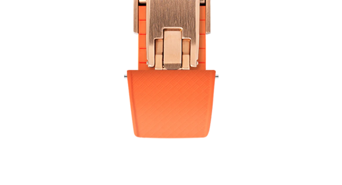 Orange Tropical CTS Rubber Strap - Image 11