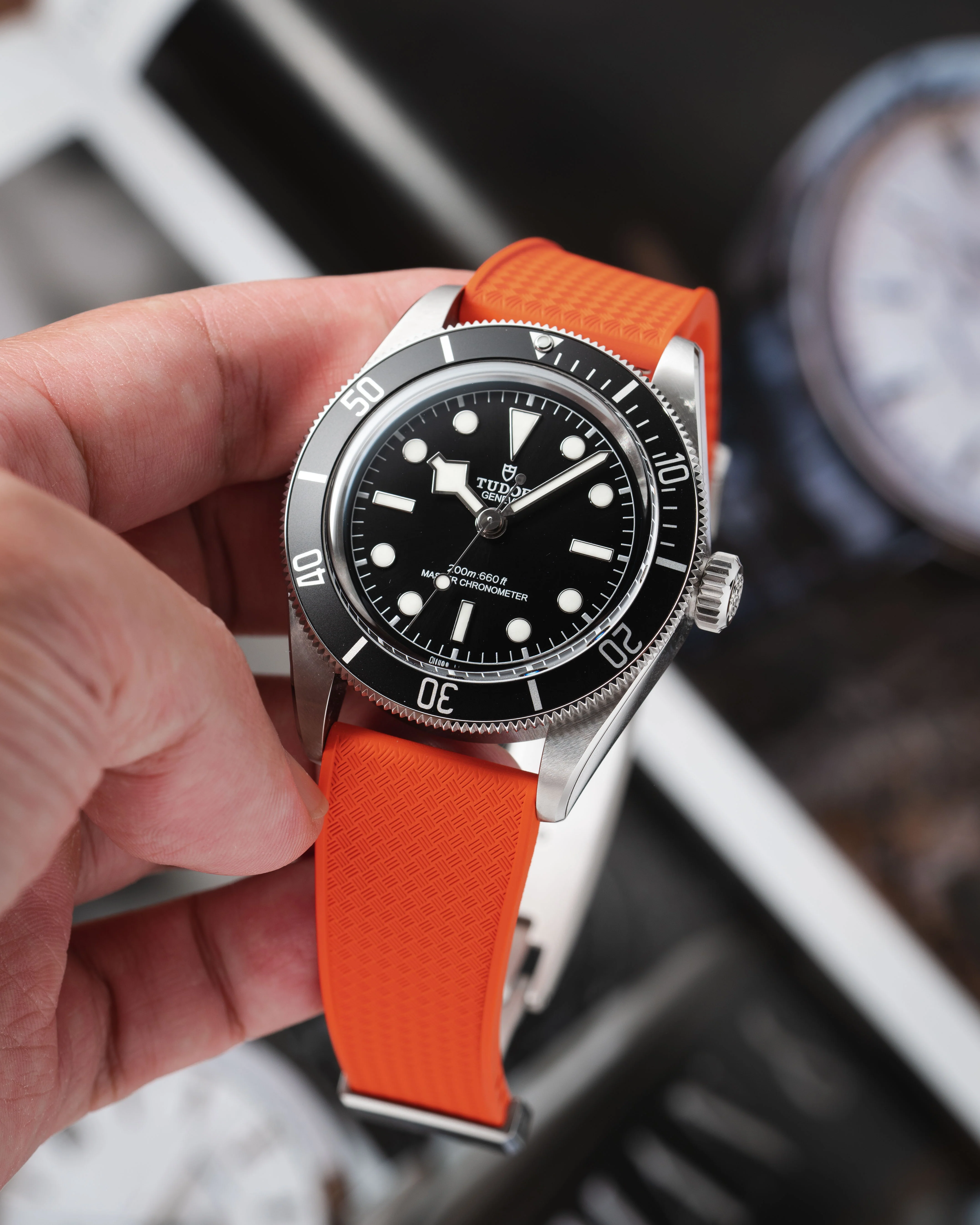 Orange Tropical CTS Rubber Strap - Image 6
