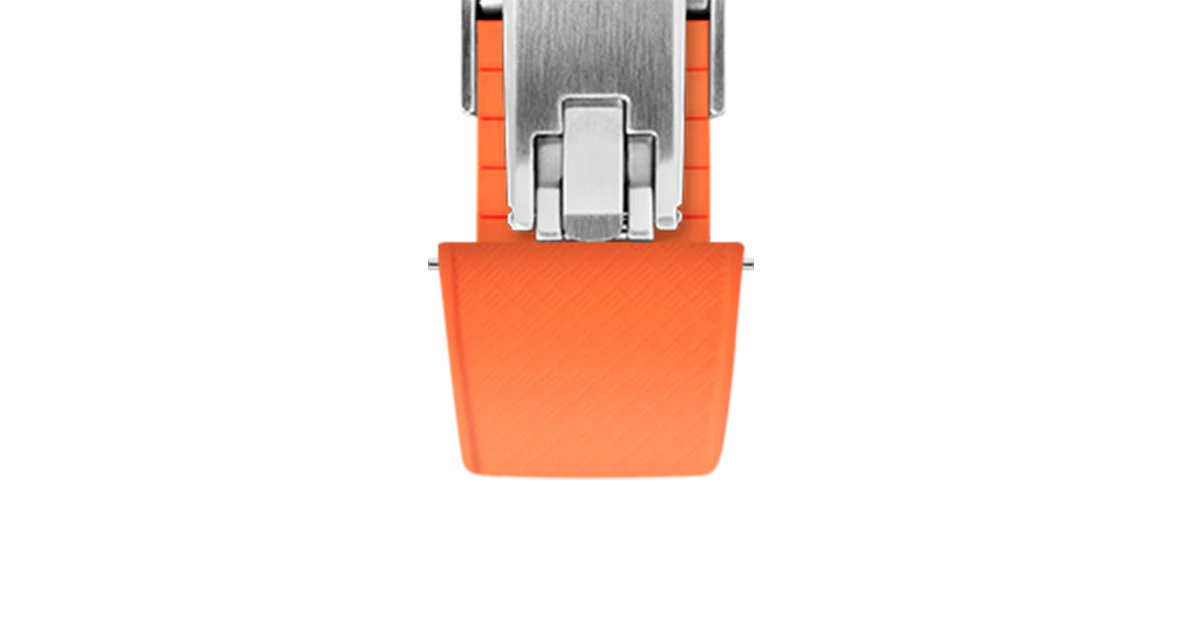 Orange Tropical CTS Rubber Strap - Image 9