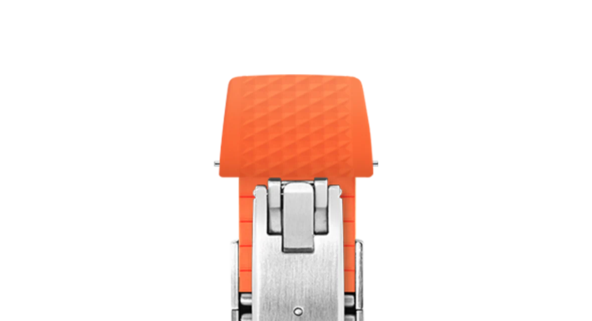 Orange Waffle CTS Rubber Strap - Image 10