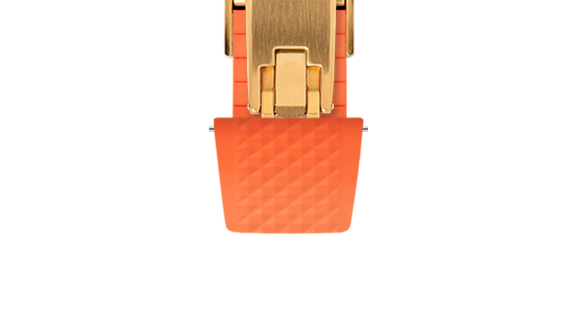 Orange Waffle CTS Rubber Strap - Image 15