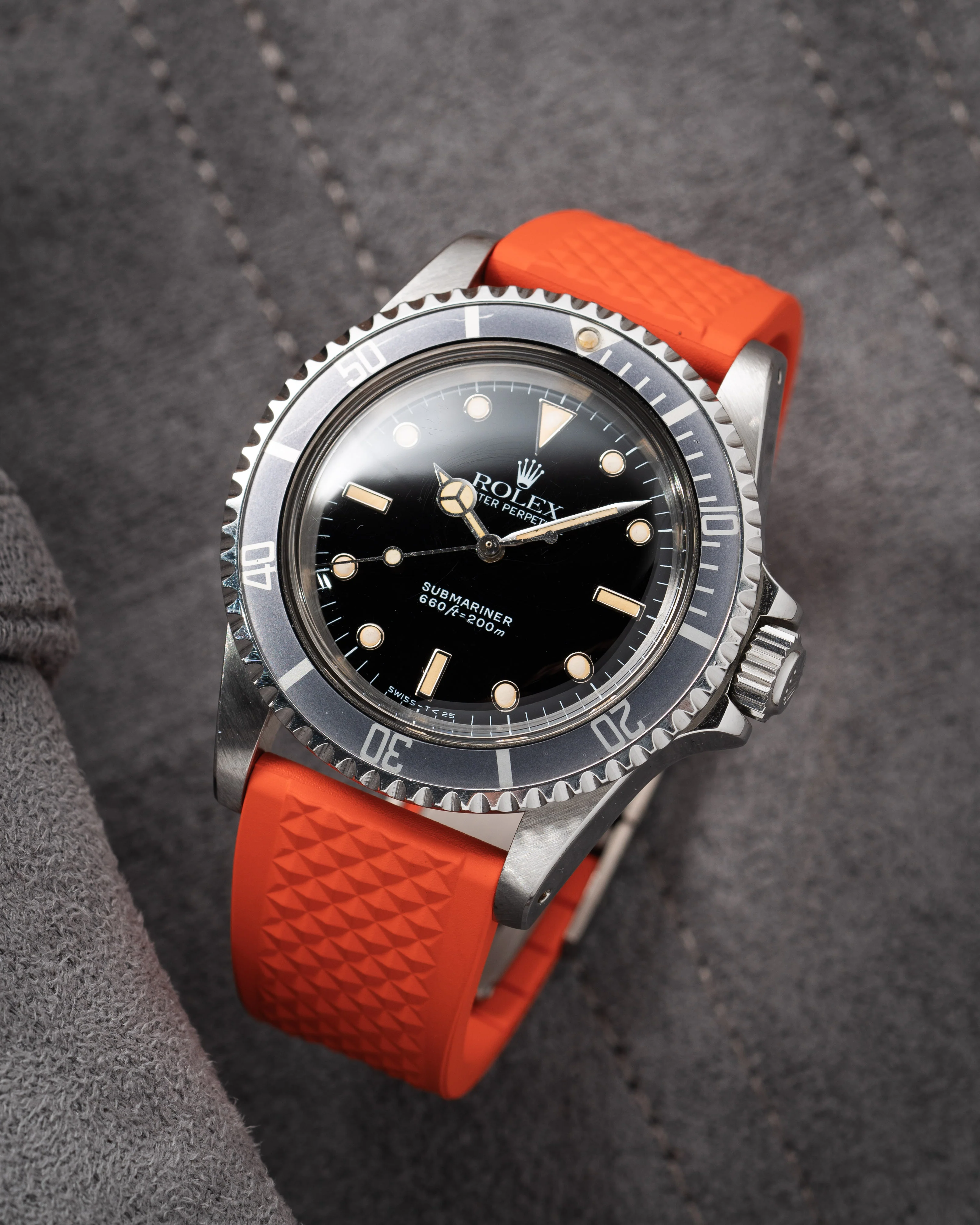Orange Waffle CTS Rubber Strap - Image 5