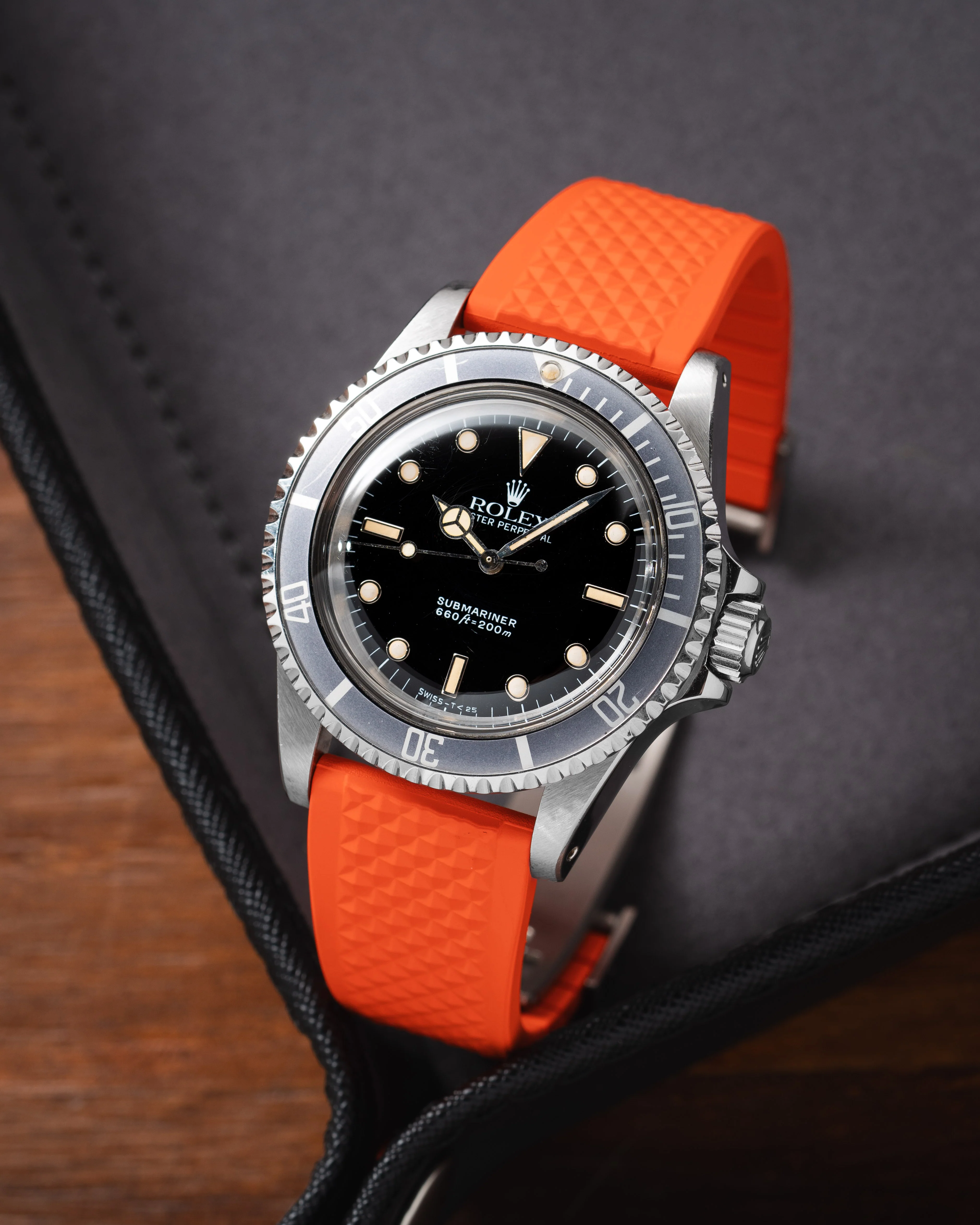 Orange Waffle CTS Rubber Strap - Image 6