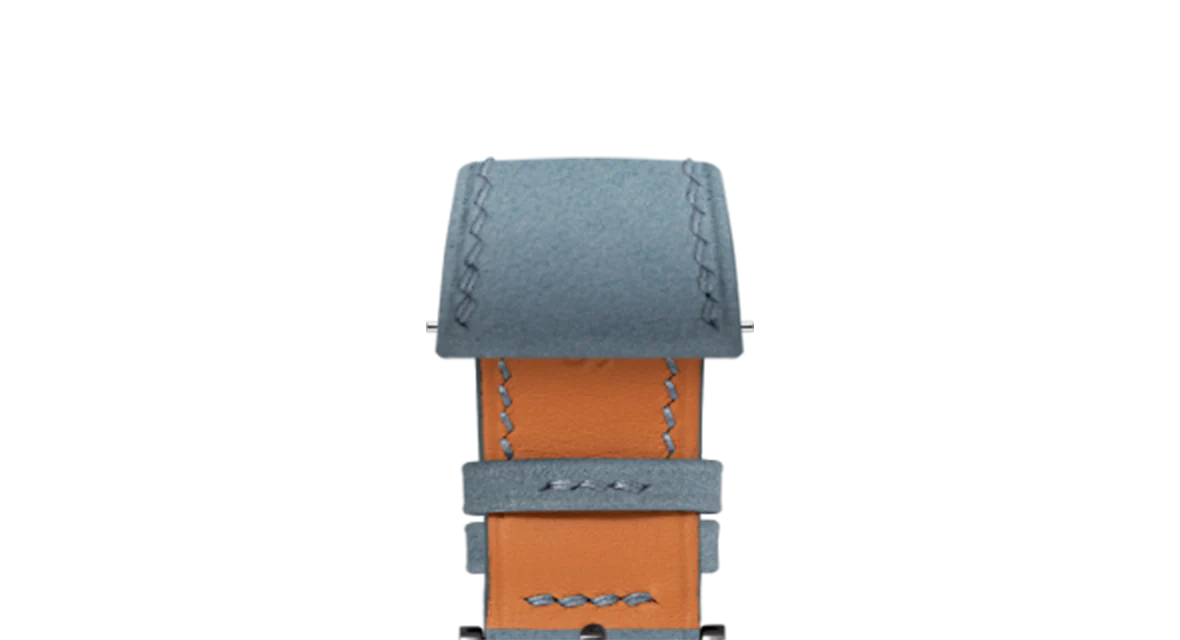 Overstock: Pastel Blue Nubuck Slim Strap - Image 6
