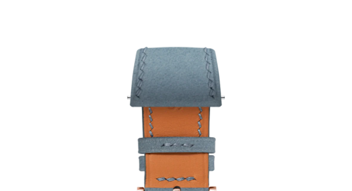 Pastel Blue Nubuck Slim Strap - Image 7