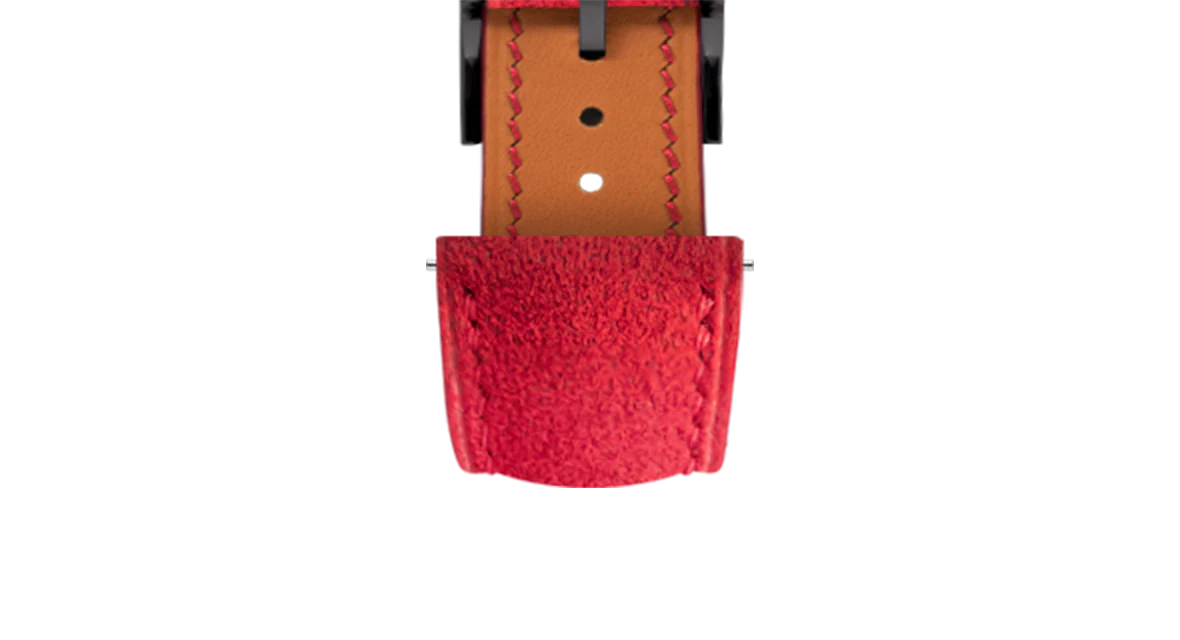 Red Alcantara Signature Strap - Image 10