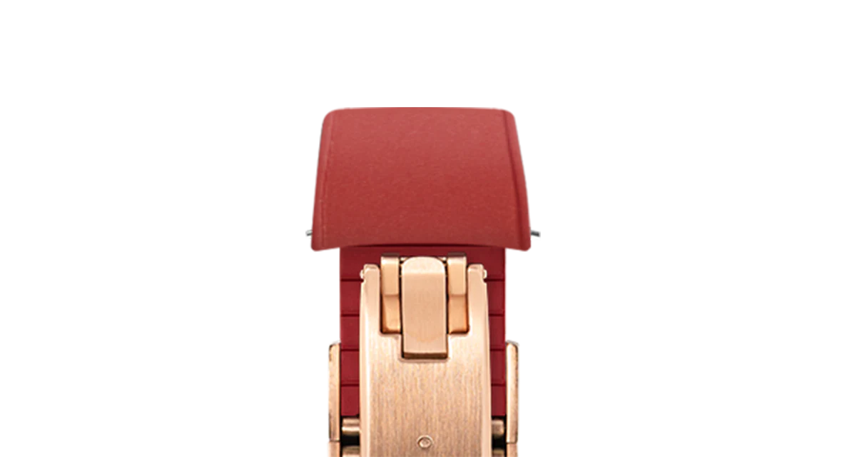 Red Curved CTS Rubber Strap - Image 7