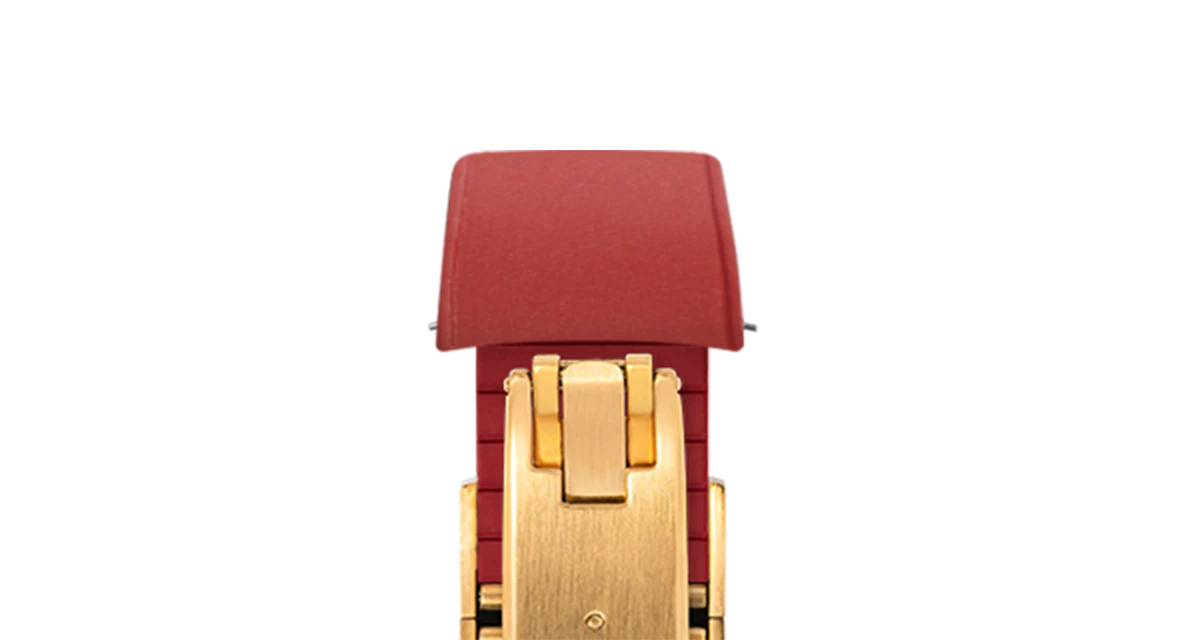 Red Curved CTS Rubber Strap - Image 9