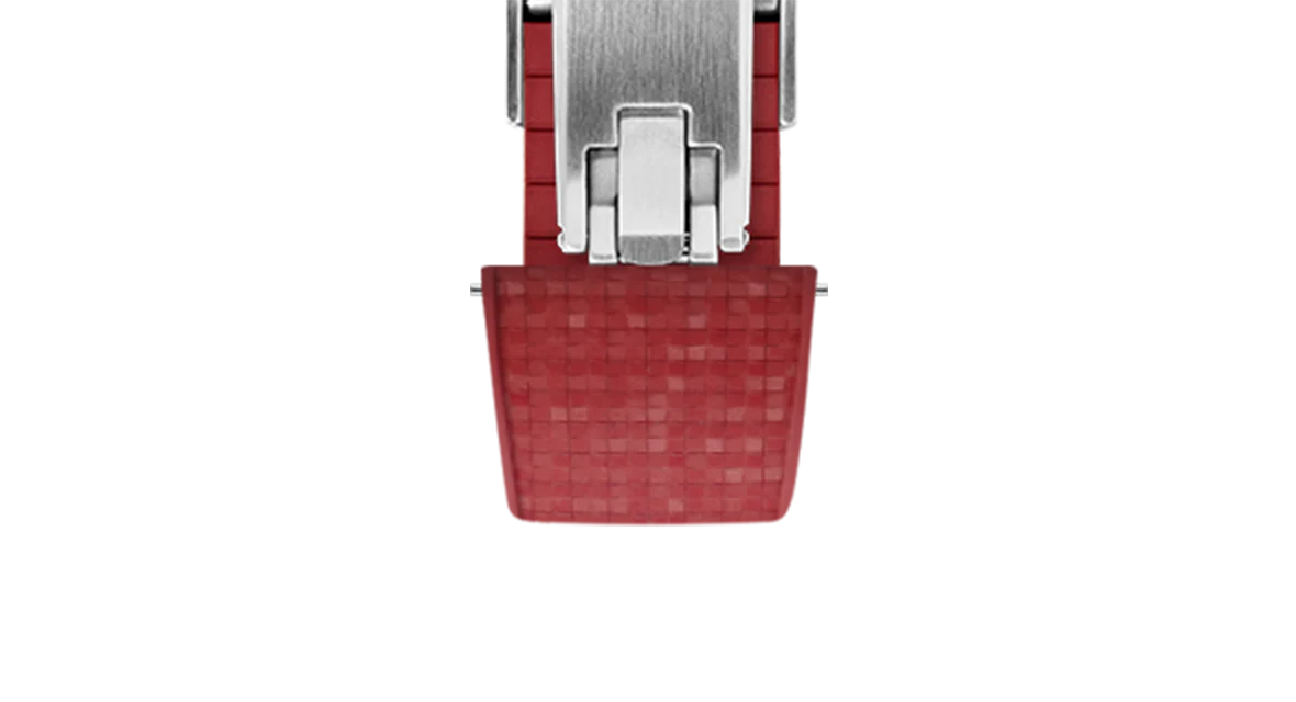 Red Mosaic CTS Rubber Strap - Image 7