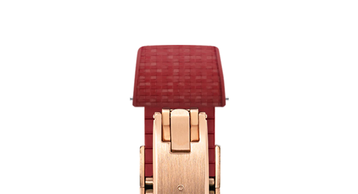 Red Mosaic CTS Rubber Strap - Image 8