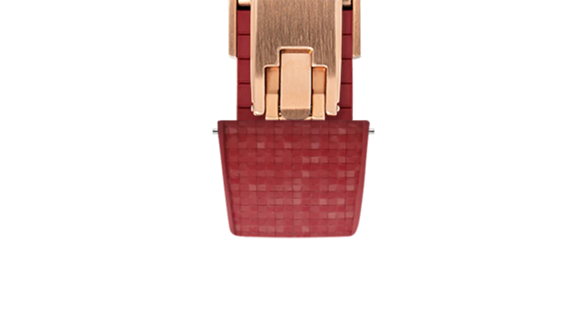 Red Mosaic CTS Rubber Strap - Image 9