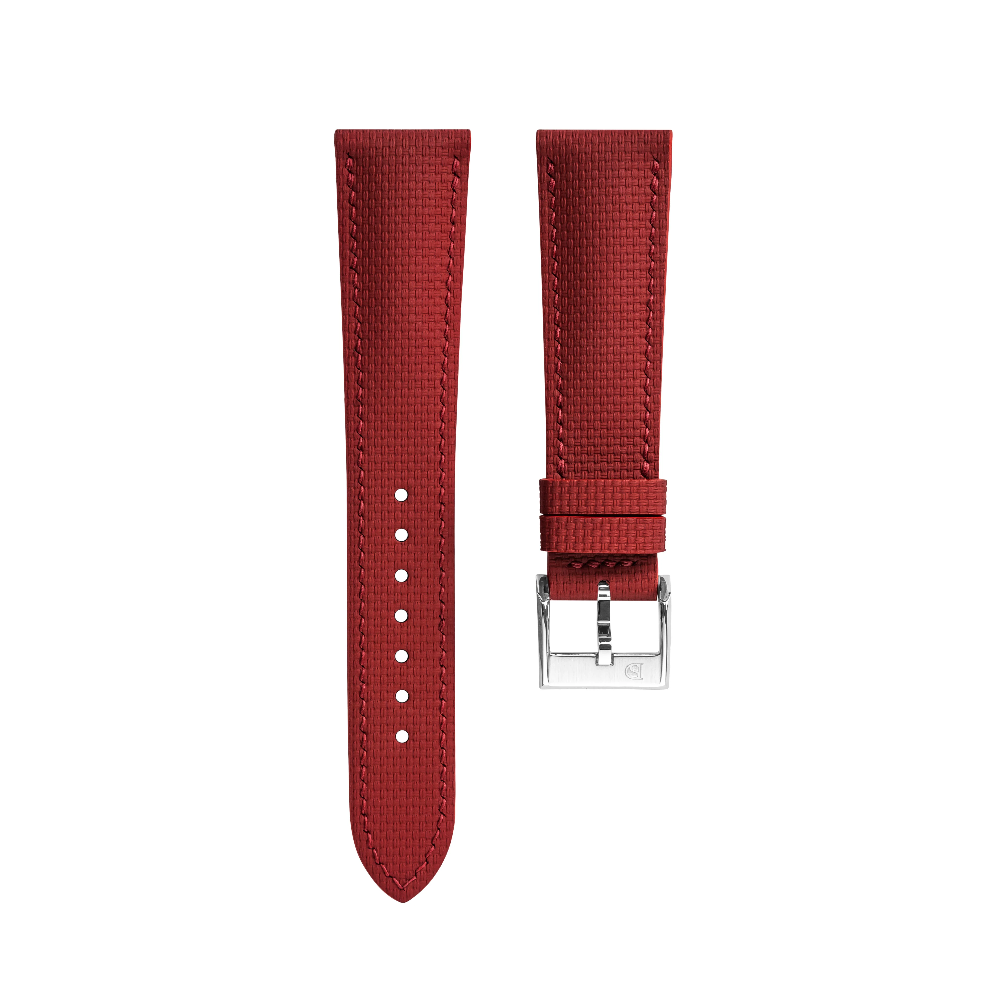 Red Sailcloth Signature Strap