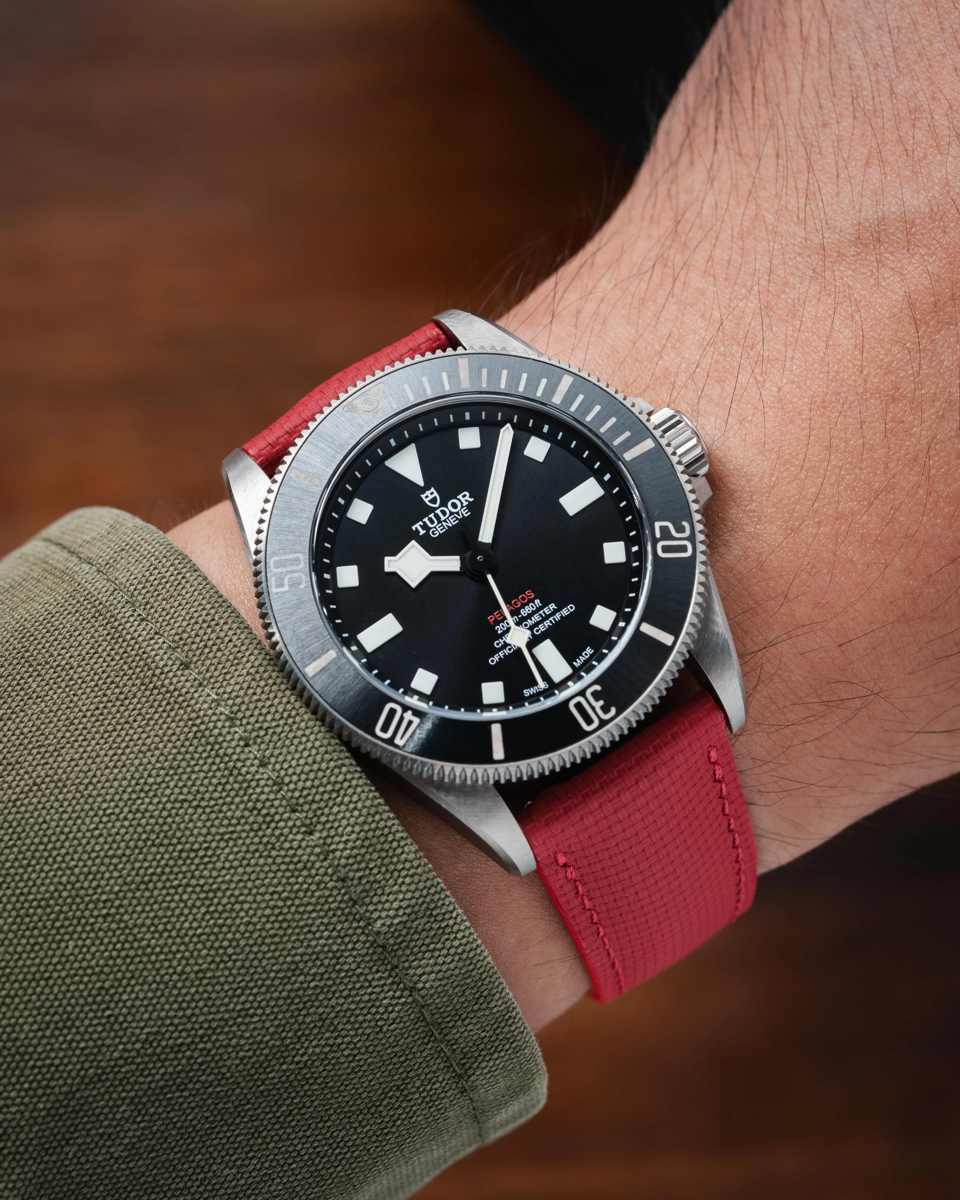 Red Sailcloth Signature Strap - Image 2