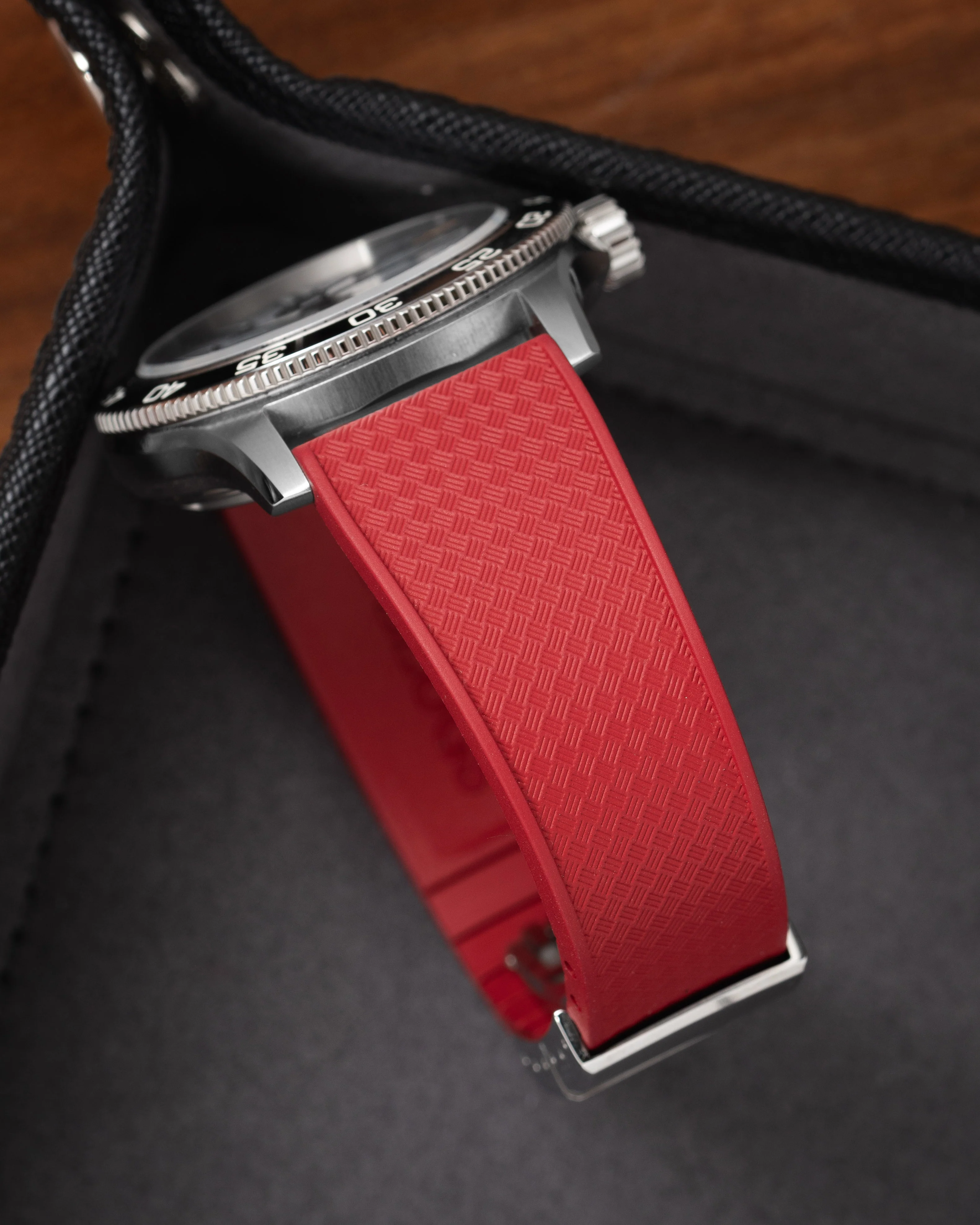 Red Tropical CTS Rubber Strap - Image 5