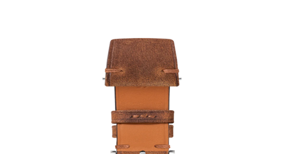 Rust Crazy Horse Side-Stitch Strap - Image 4