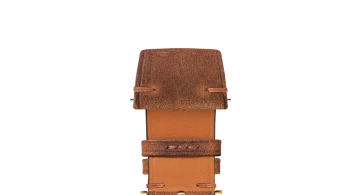 Rust Crazy Horse Side-Stitch Strap - Image 8