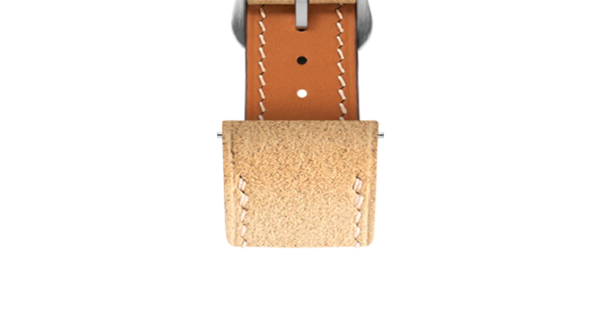Sand Alcantara Strap for Cartier Santos-Dumont - Image 5