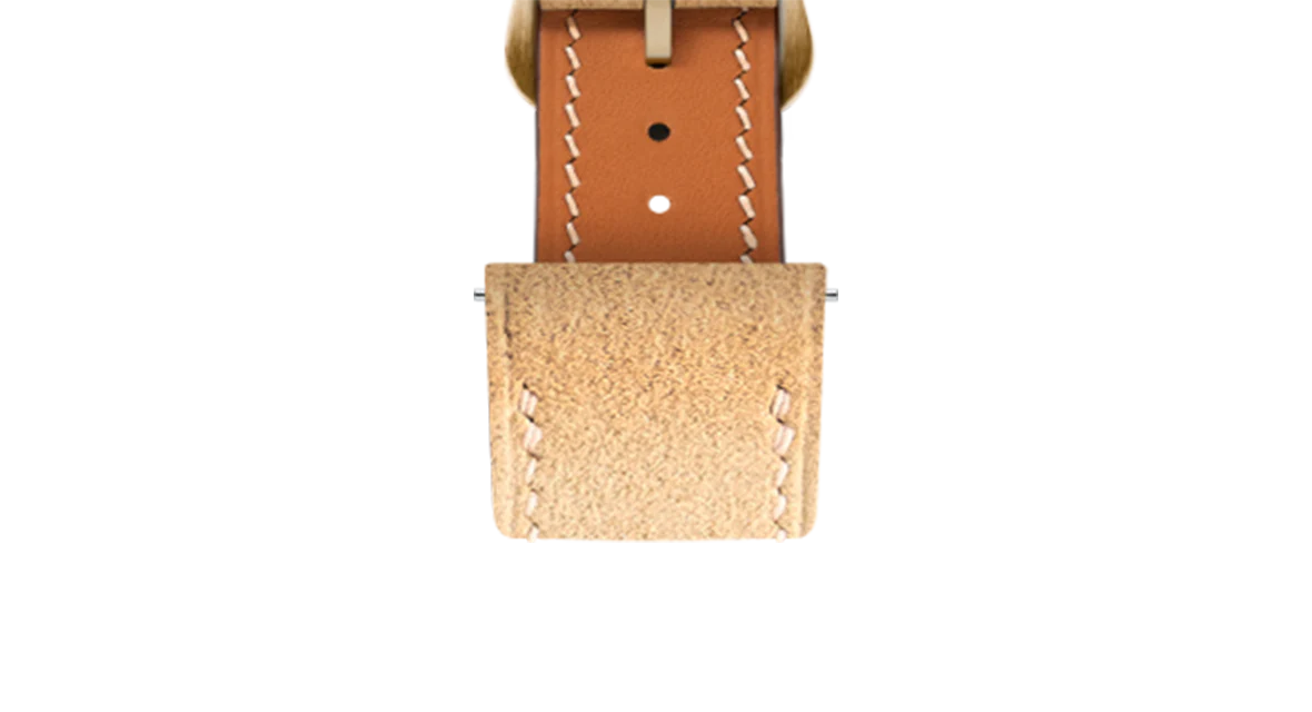 Sand Alcantara Strap for Cartier Santos-Dumont - Image 9