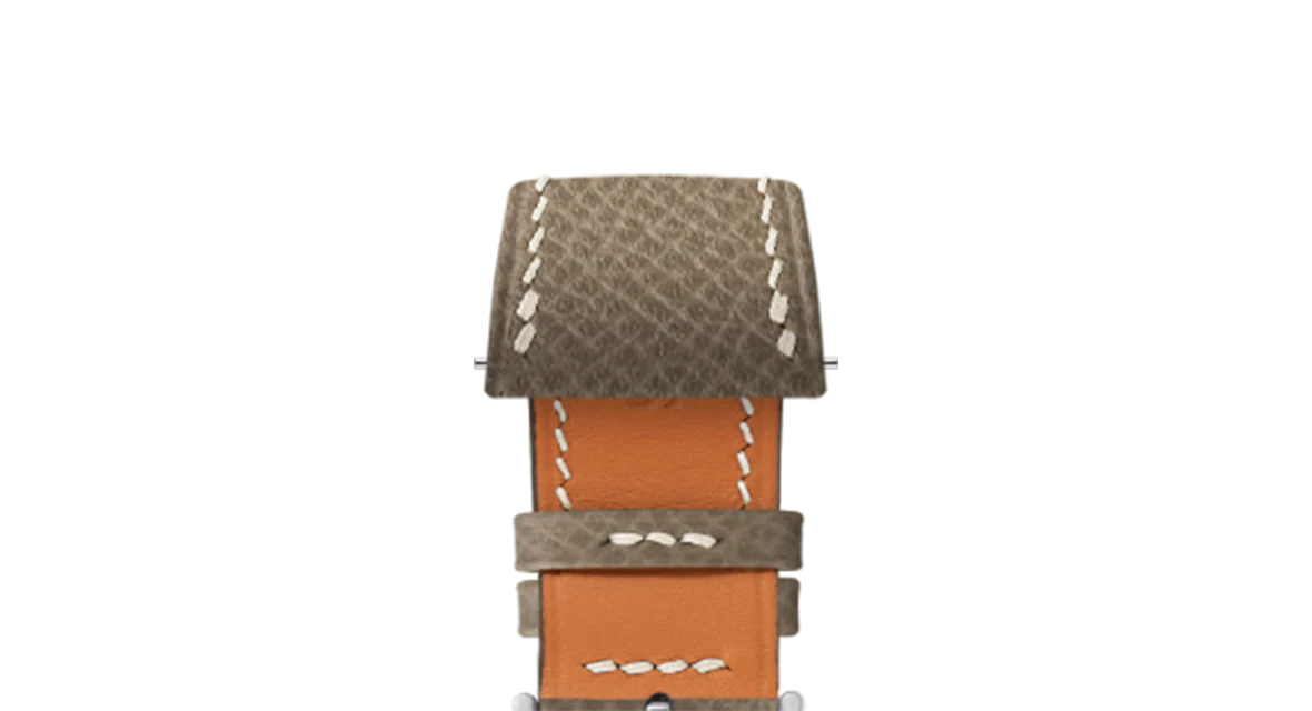 Taupe Epsom Strap for Cartier Tank - Image 4