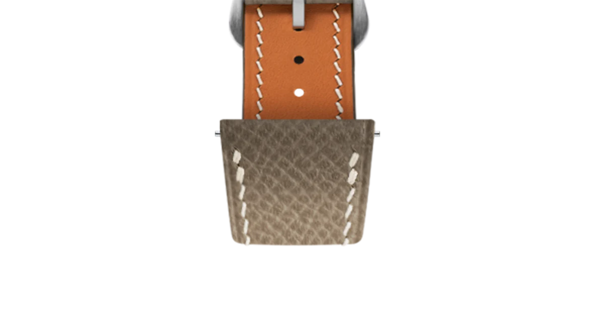 Taupe Epsom Strap for Cartier Tank - Image 5