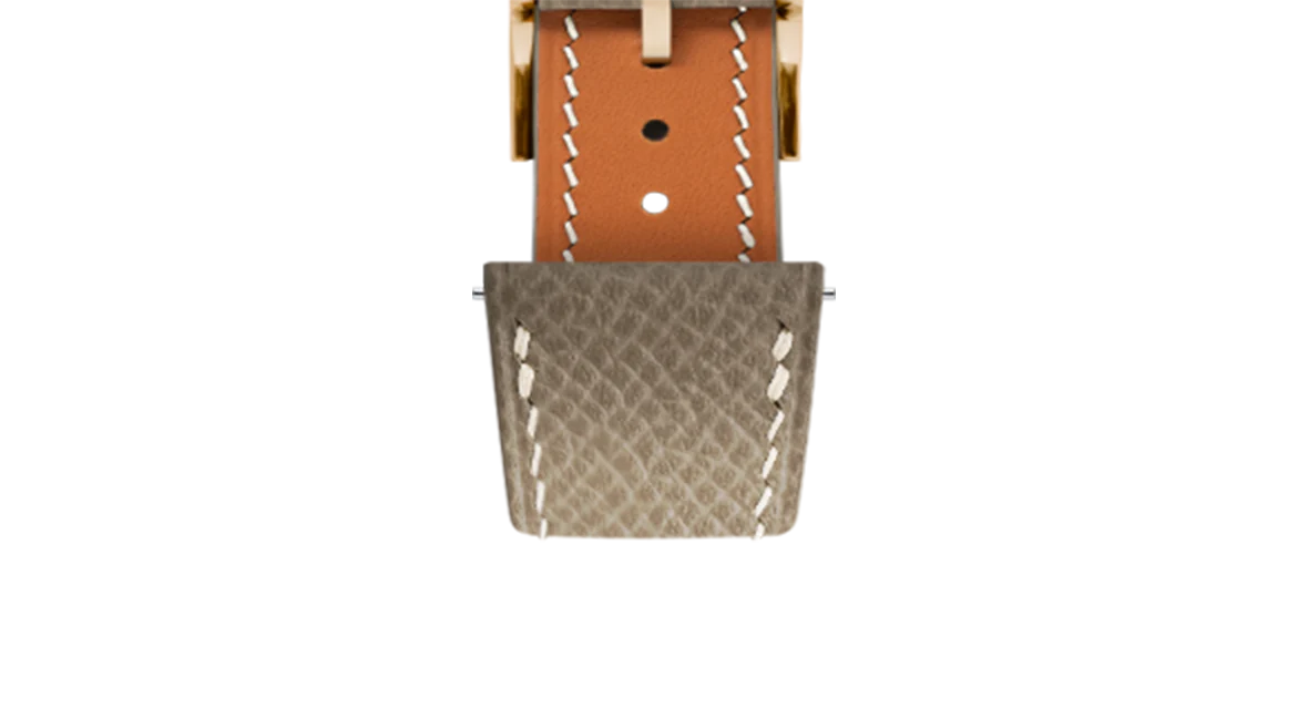 Taupe Epsom Slim Strap - Image 10