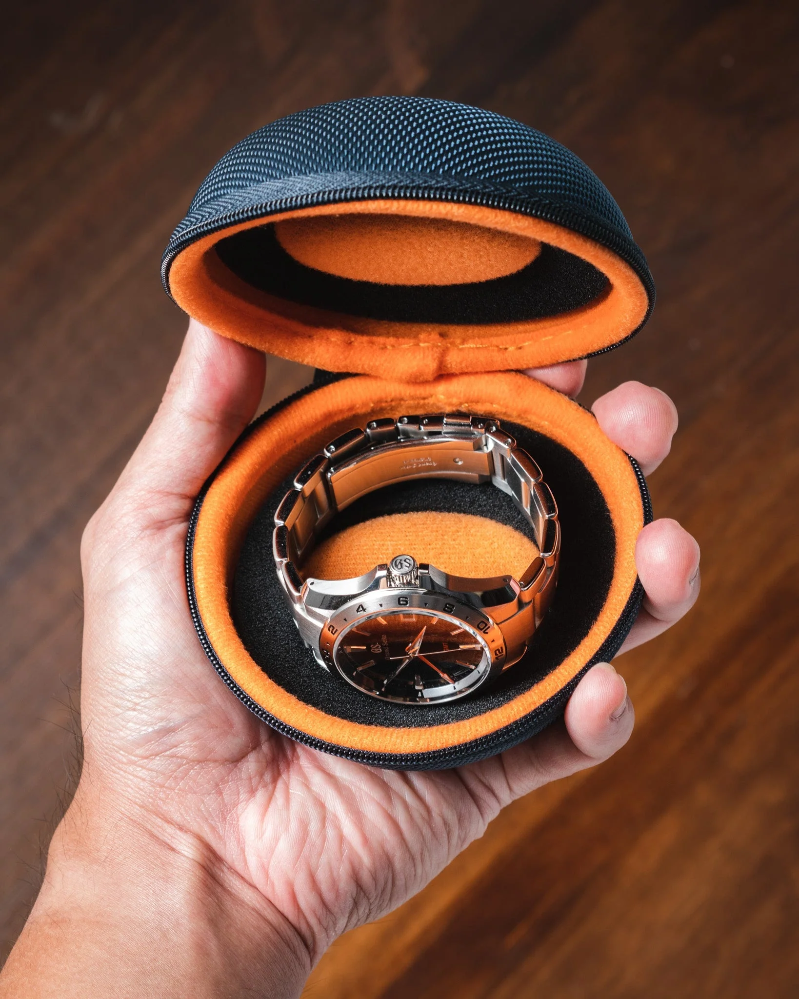 The Bagel - Navy/Orange - Image 2
