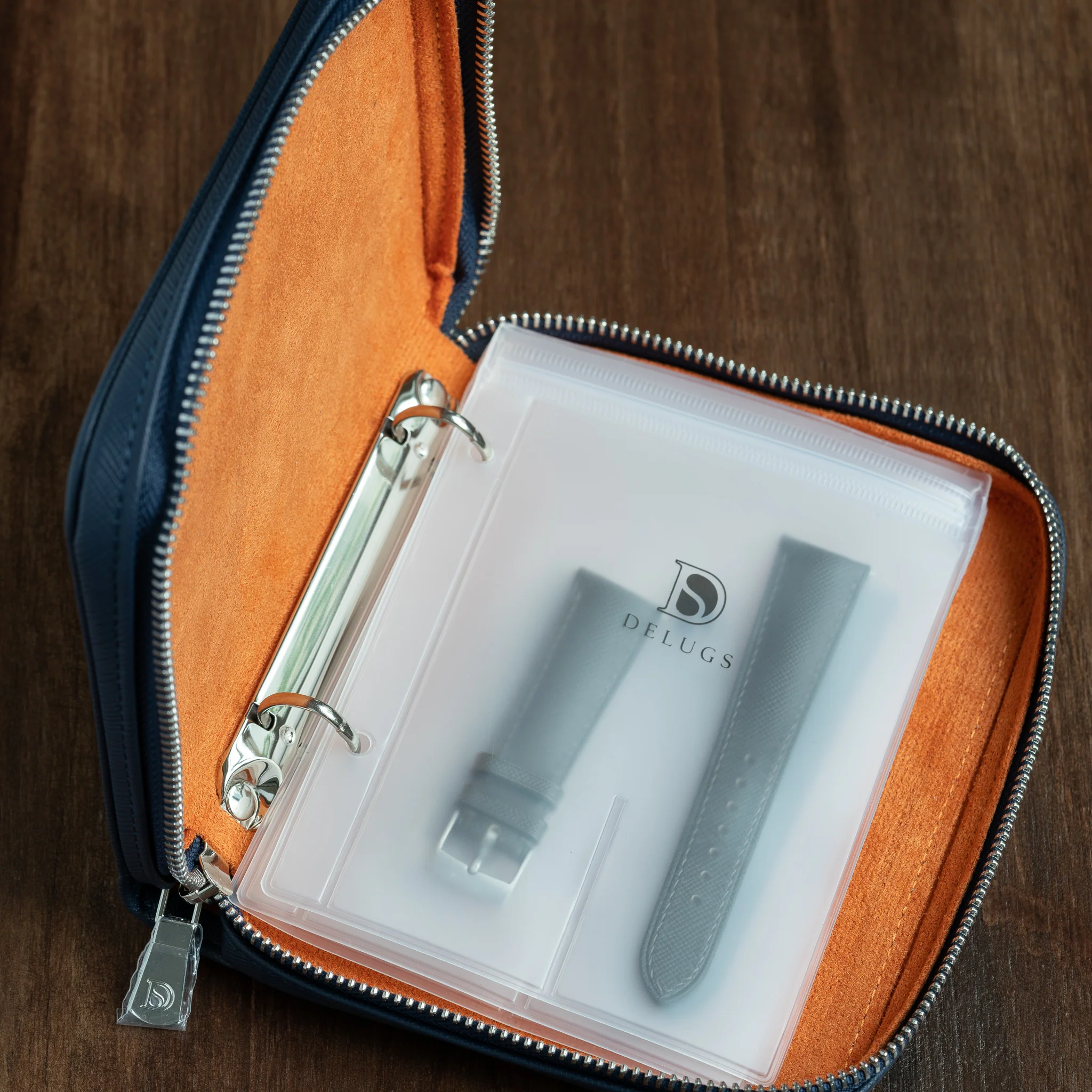 Strap Folio (Small) - Navy - Image 2