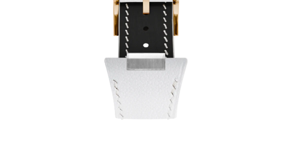 White Chevre Strap for Tissot PRX - Image 11