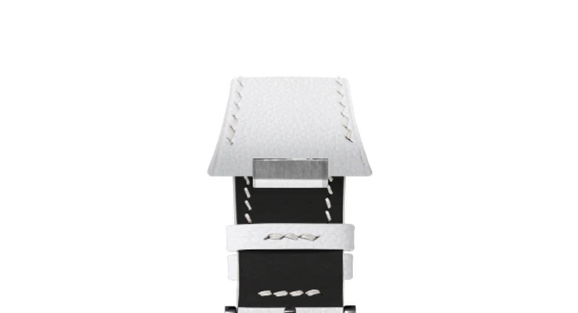 White Chevre Strap for Tissot PRX - Image 12