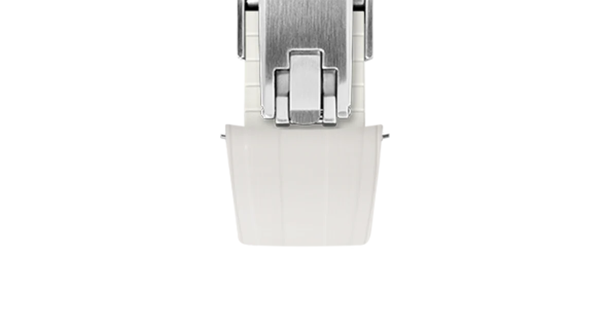 White CTS Rubber Strap for Rolex Submariner 41mm - Image 10
