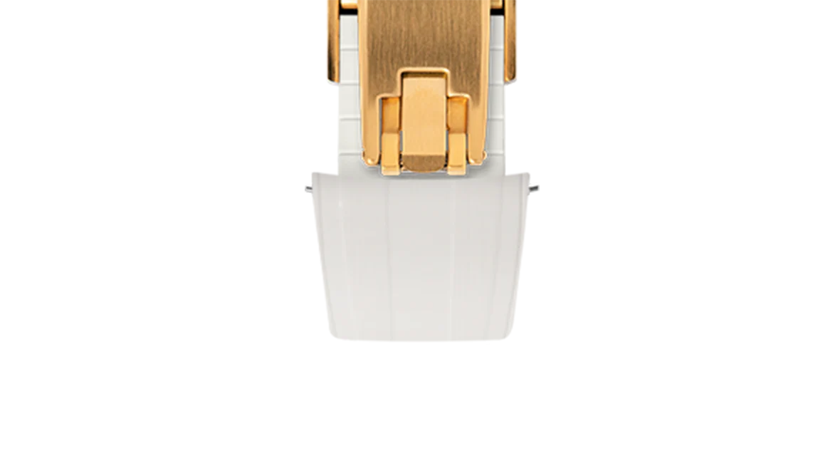White CTS Rubber Strap for Rolex Submariner 41mm - Image 14