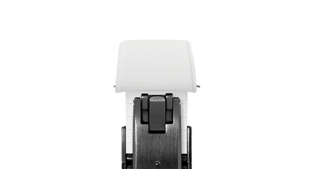 White Curved CTS Rubber Strap - Image 16