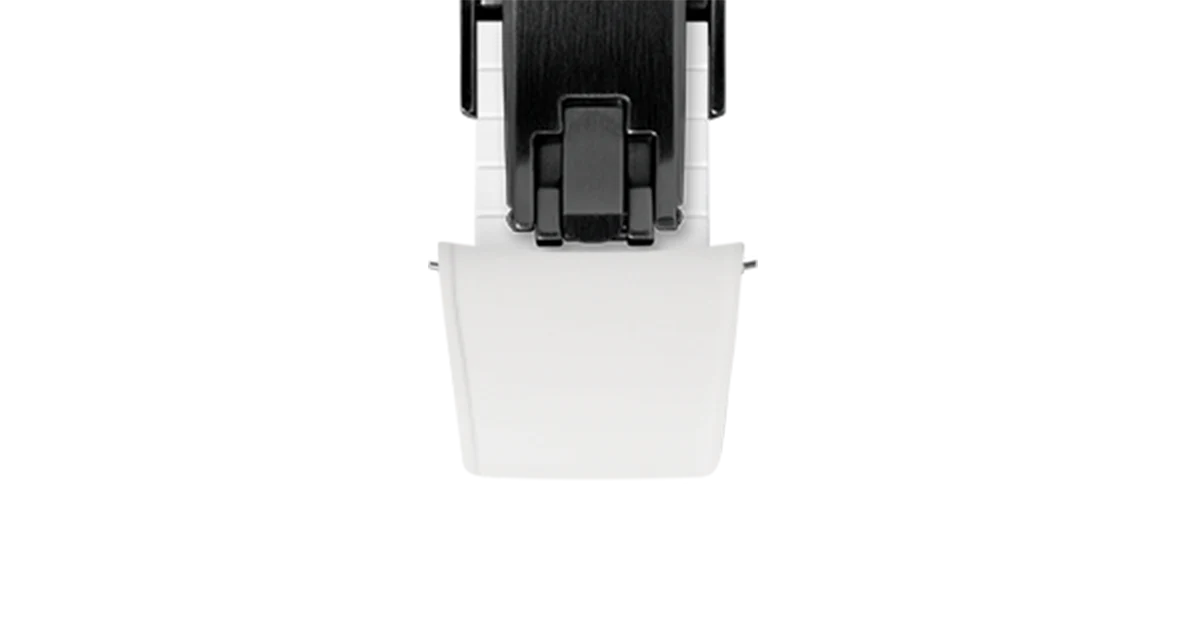 White Curved CTS Rubber Strap - Image 17