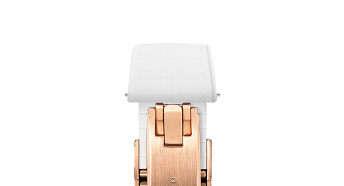 White Mosaic CTS Rubber Strap - Image 8
